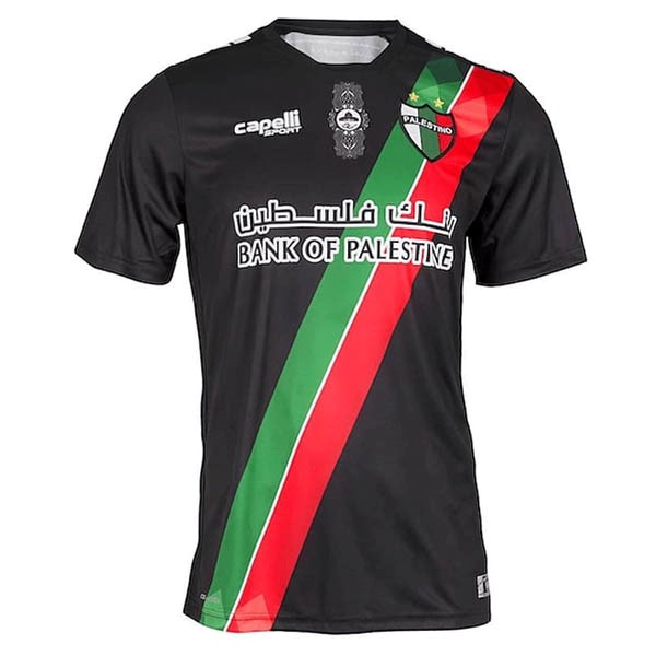 Tailandia Camiseta CD Palestino Replica Primera Ropa 2021/22 Negro